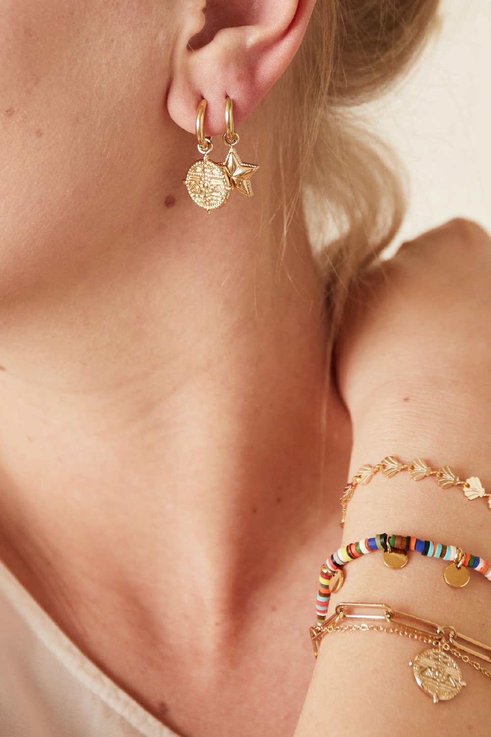 Earrings Lead the Way Plata Acero inoxidable h5Imagen2